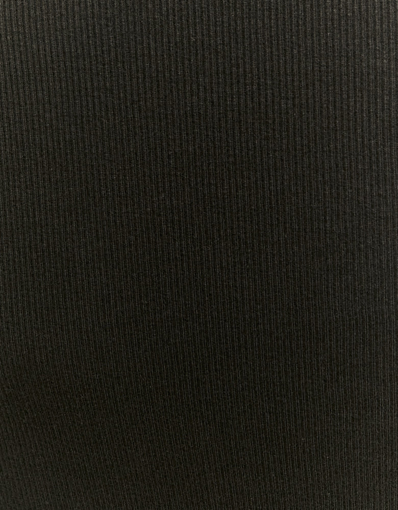 Wash Long Sleeves T-shirt | Black