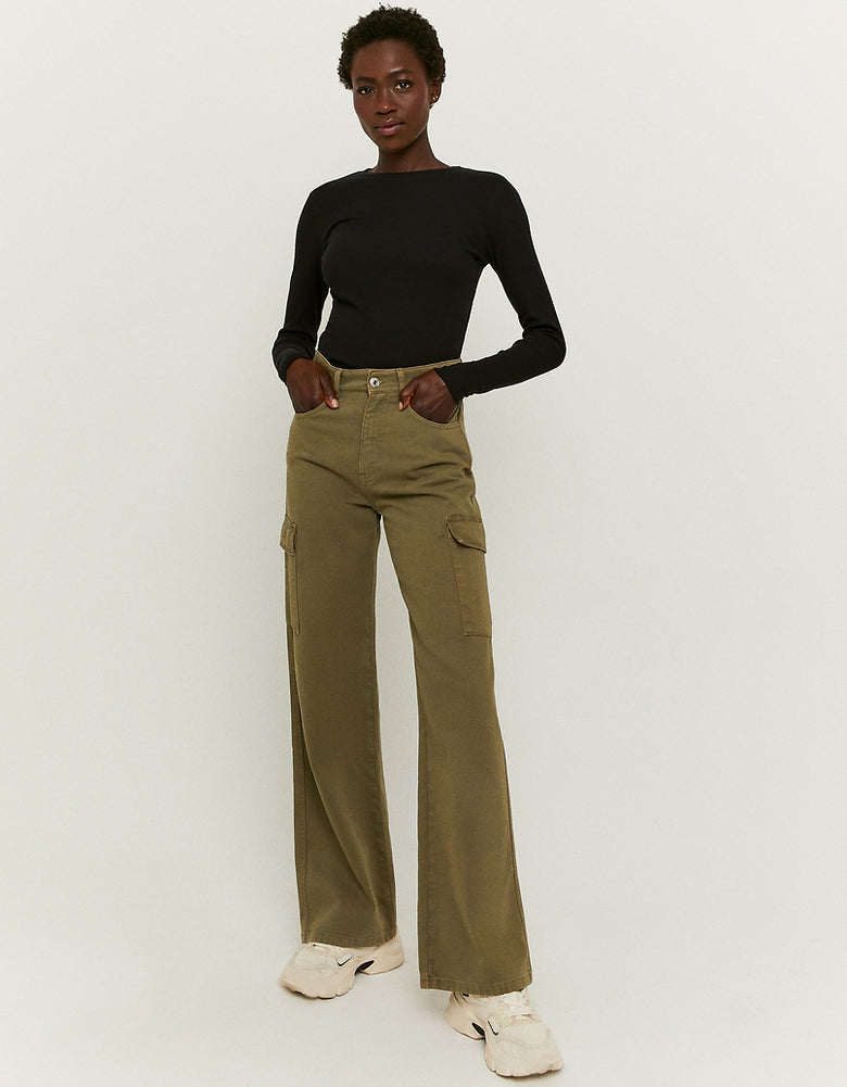 Wash Long Sleeves T-shirt | Black