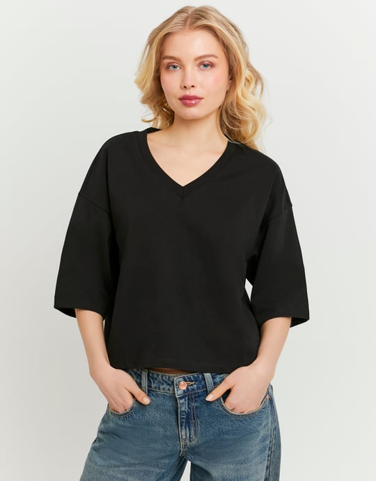 Oversized Basic Tshirt | Black
