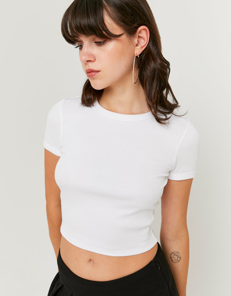 Basic T-shirt Short Sleeves | White