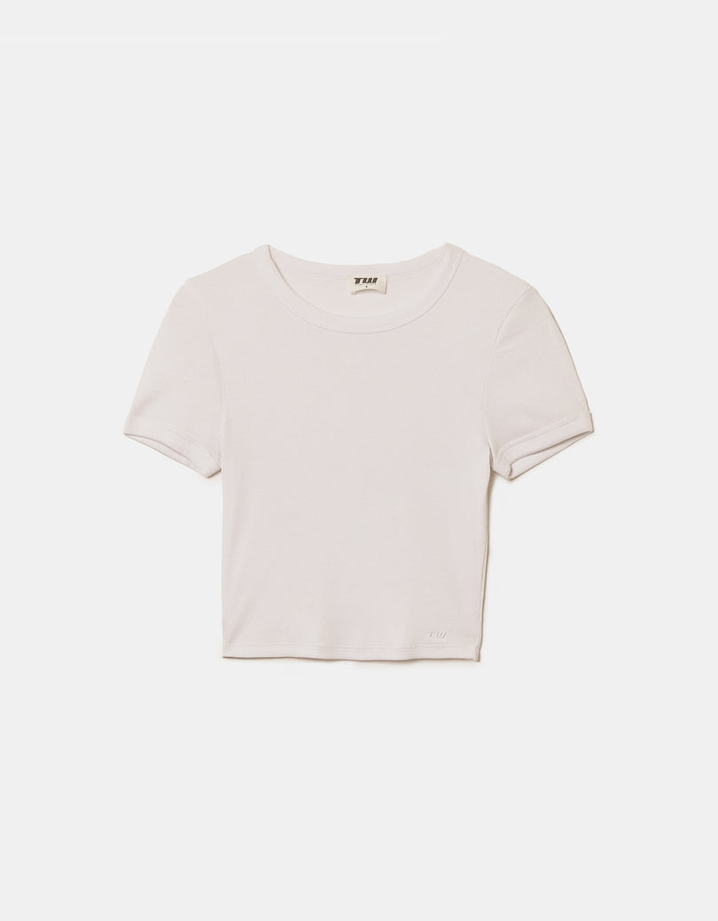 Basic T-shirt Short Sleeves | White