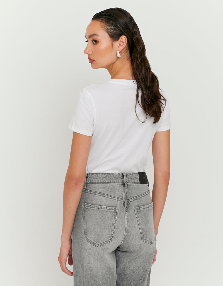 Printed T-Shirt | White