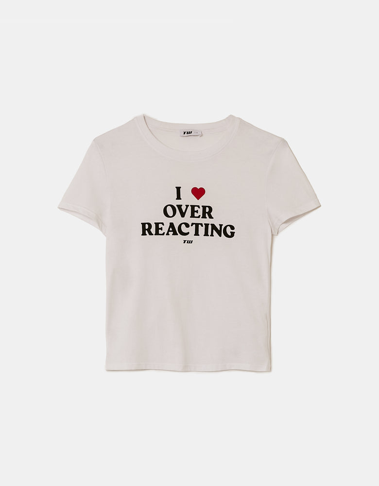 Printed T-Shirt | White