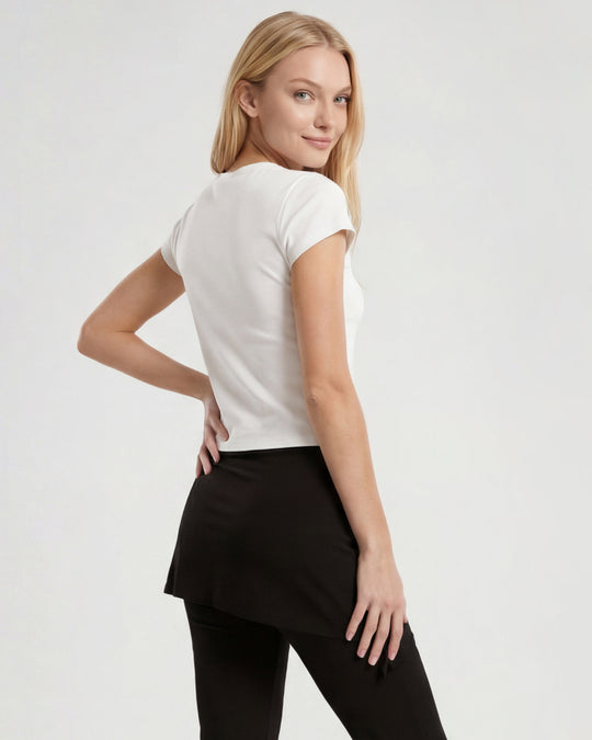 Printed T-shirt | White