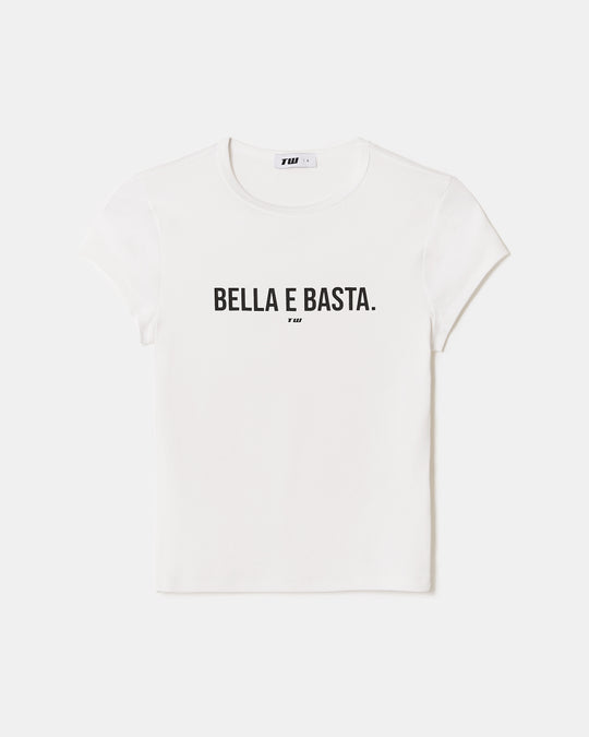 Printed T-shirt | White