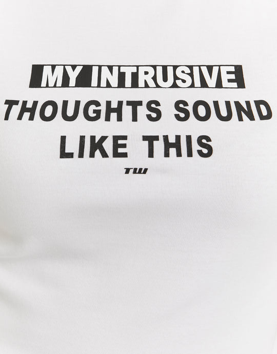 Printed T-Shirt | White