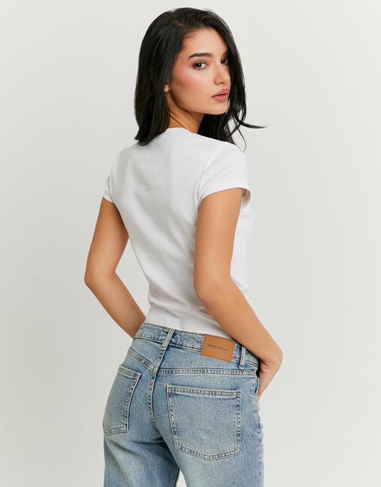Printed T-Shirt | White