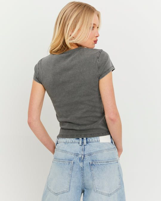 Printed T-shirt | Grey