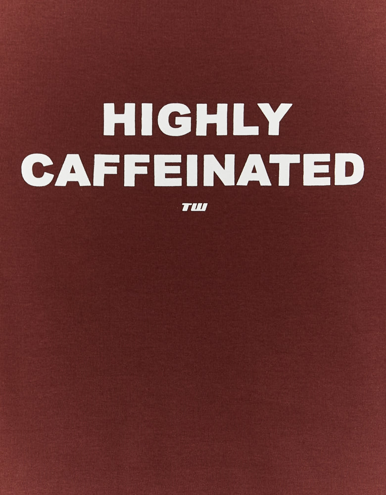 Printed T-shirt | Brown