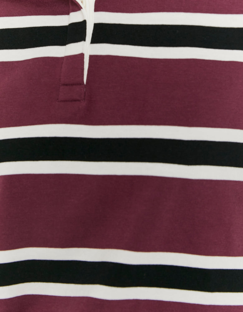 Striped T?Shirt With Long Sleeves | Bordeau