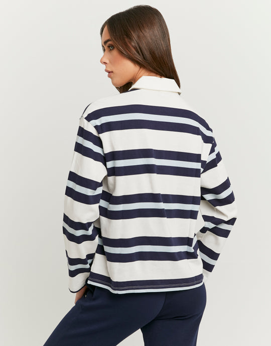 Striped Polo | Off White