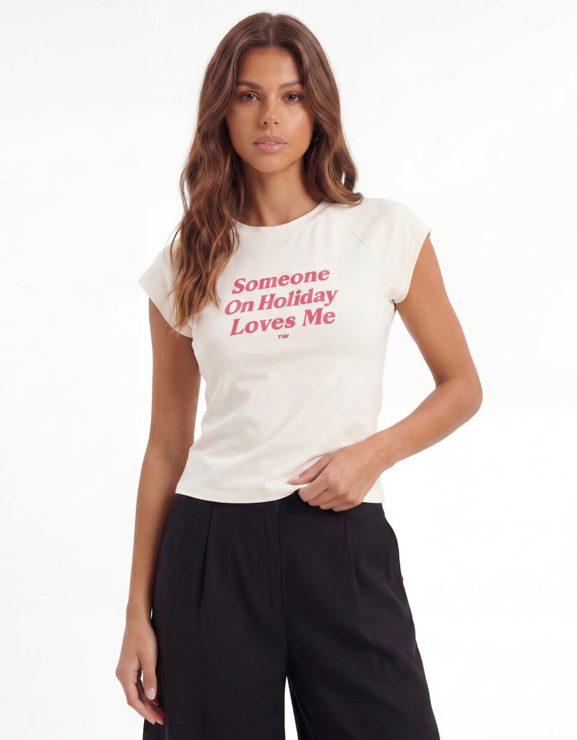 Printed T-Shirt | Off White