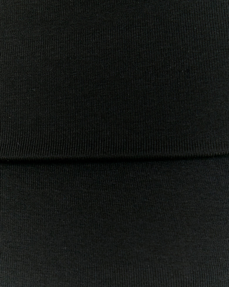 Off Shoulder T-Shirt | Black