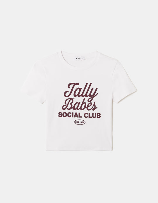 Printed T-shirt | White