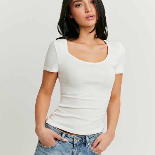 Basic T?Shirt | Off White