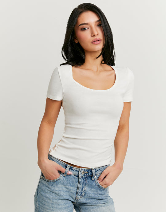 Basic T?Shirt | Off White