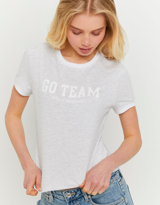 Printed T-shirt | Grey