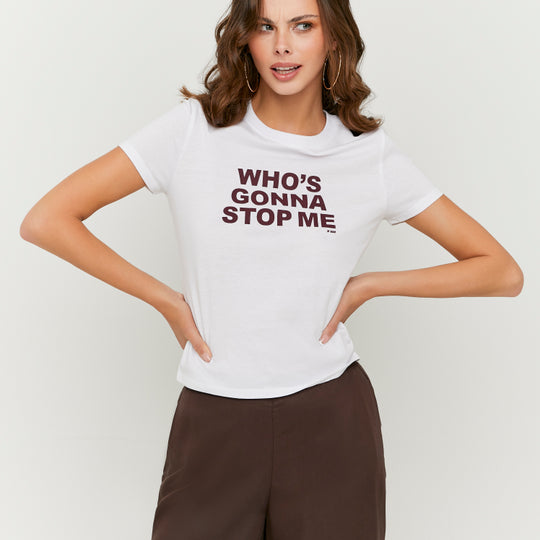Printed T-shirt | White