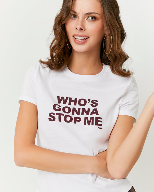 Printed T-shirt | White