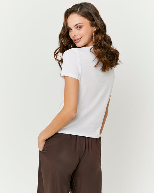 Printed T-shirt | White