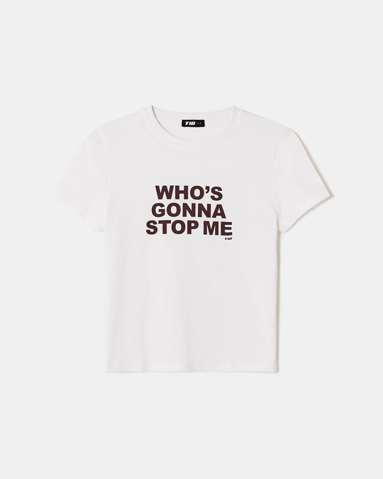Printed T-shirt | White