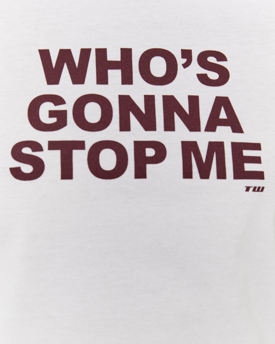 Printed T-shirt | White