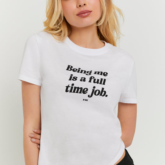 Printed T-shirt | White
