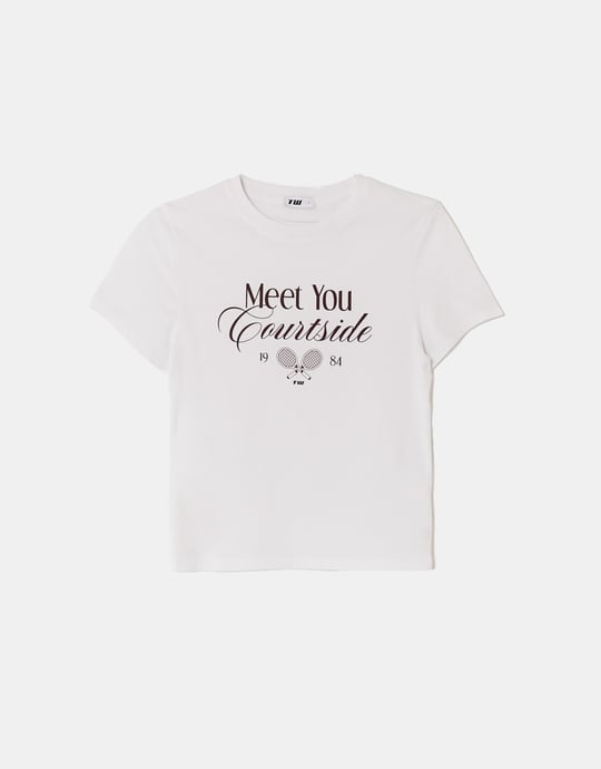 Printed T-Shirt | White