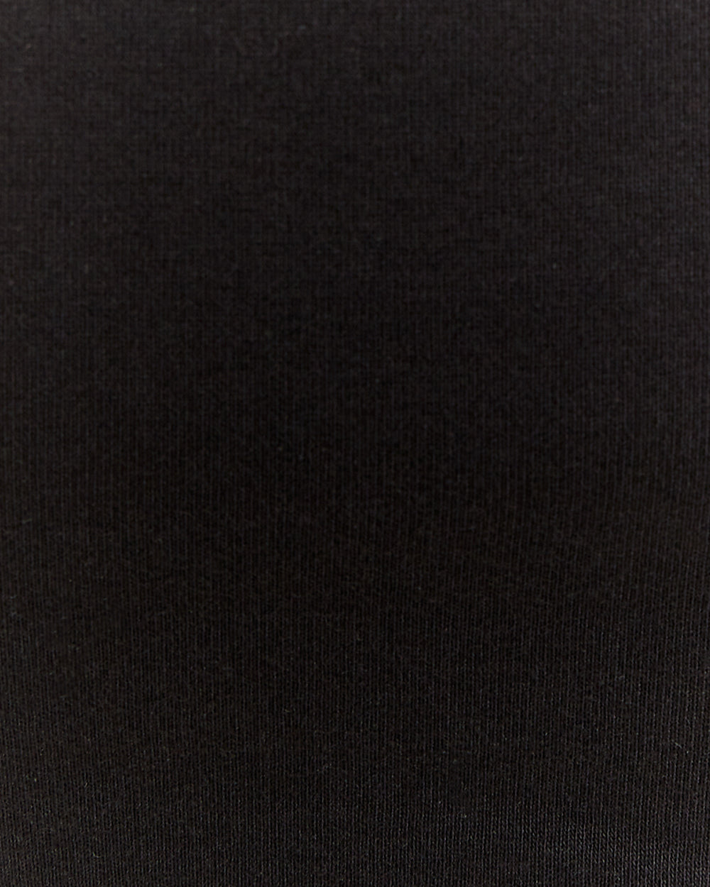 Ribbed Basic T-shirt Short Sleeves | Black