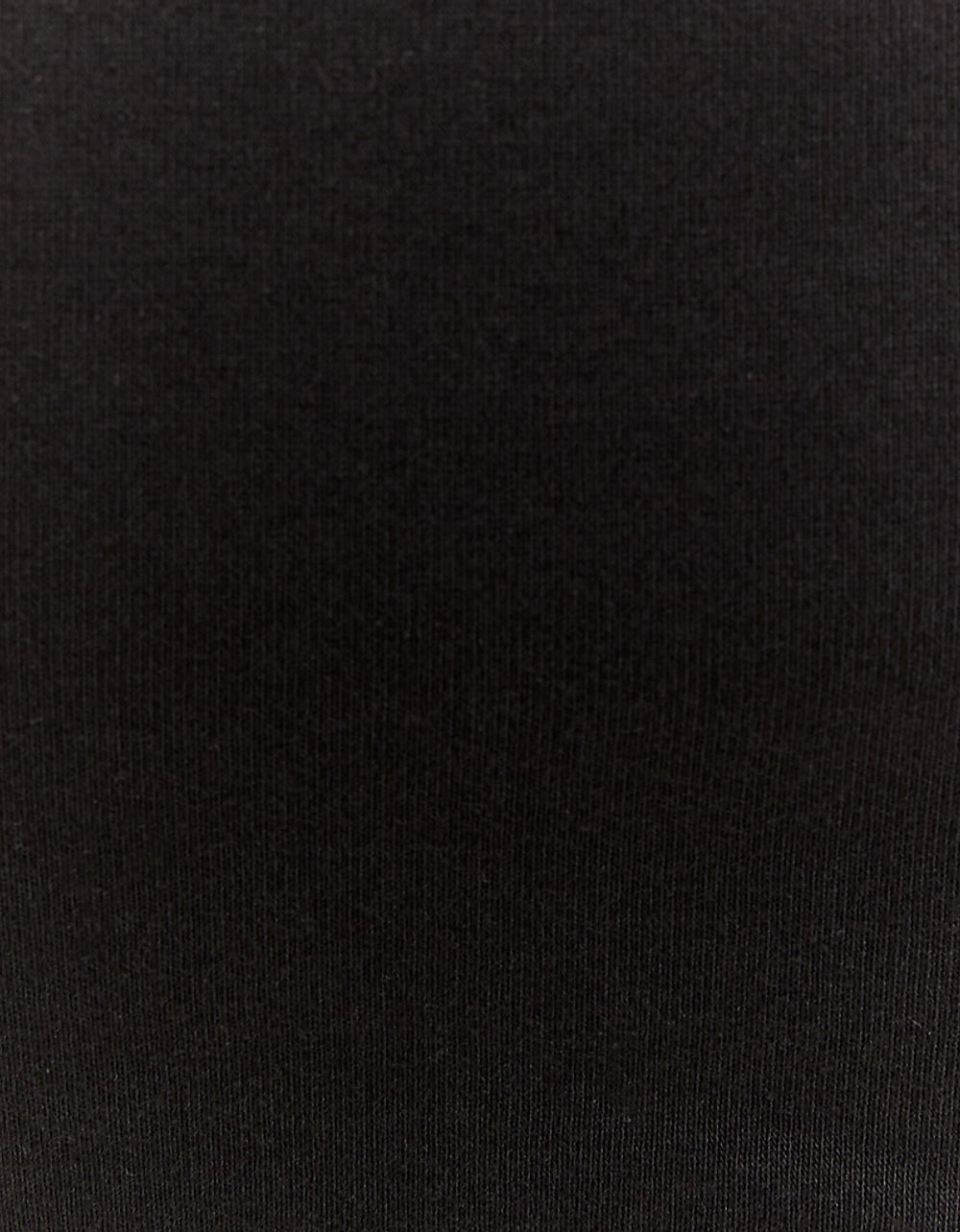 Ribbed Basic T-shirt Short Sleeves | Black