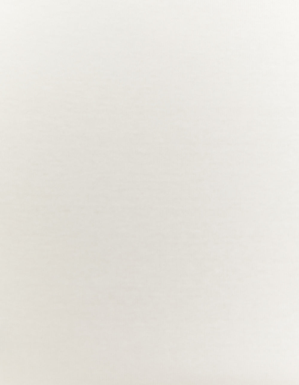 Ribbed Basic T-shirt Short Sleeves | Off White