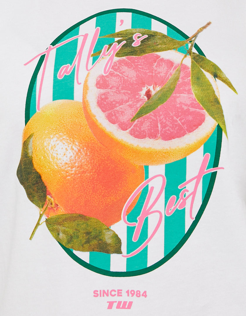 Printed T-shirt | White