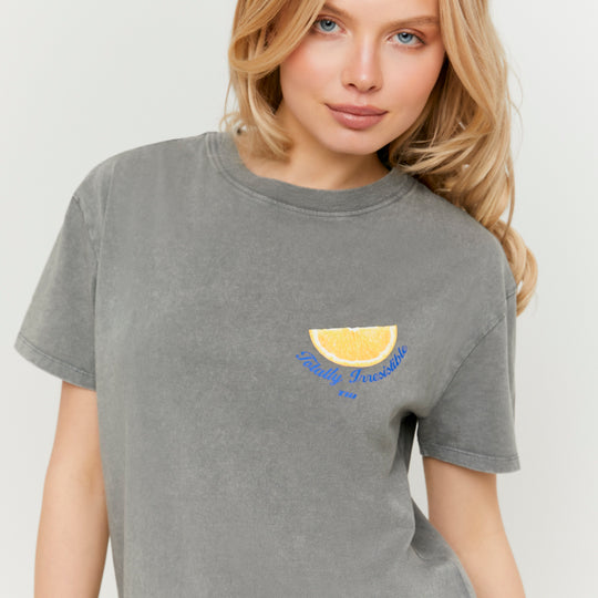 Printed T-shirt | Grey