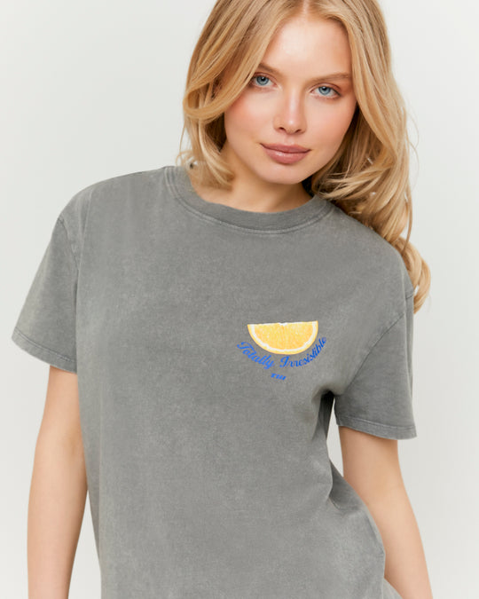 Printed T-shirt | Grey