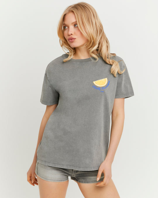 Printed T-shirt | Grey