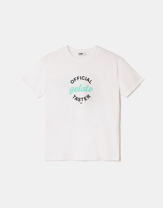 Printed T-shirt | White
