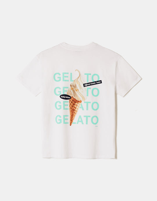 Printed T-shirt | White