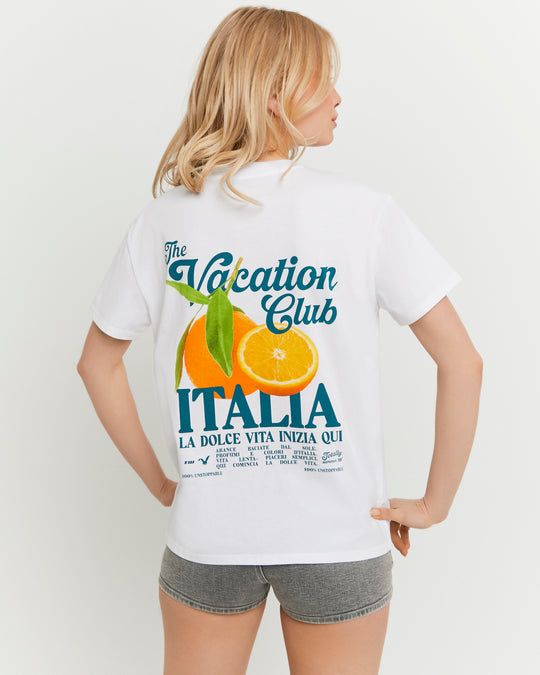 Printed T-shirt | White