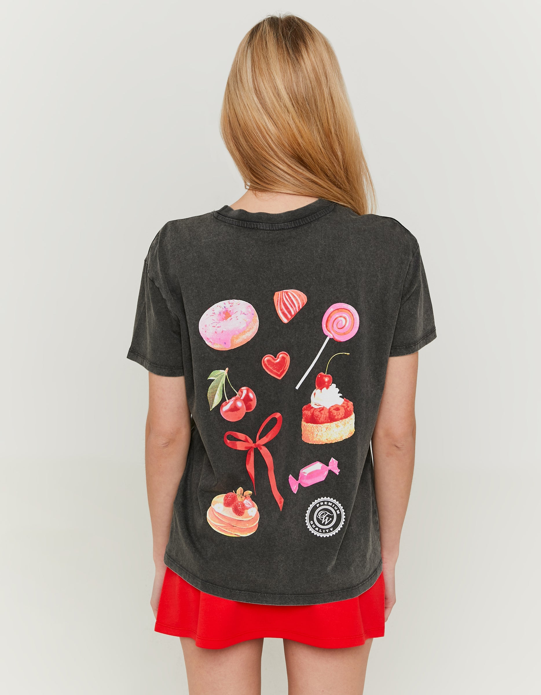 T-shirt with Print | Dark Gray