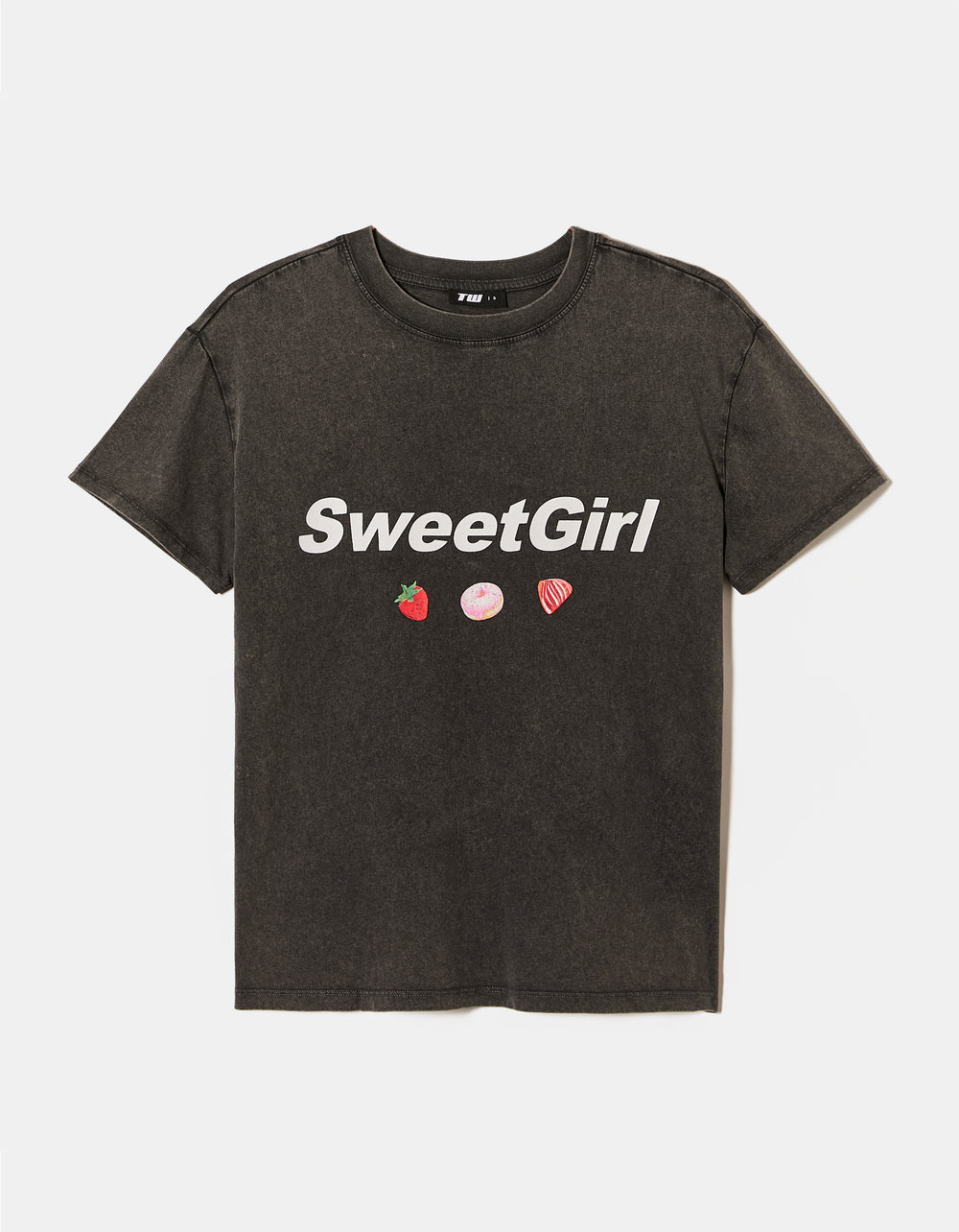 T-shirt with Print | Dark Gray