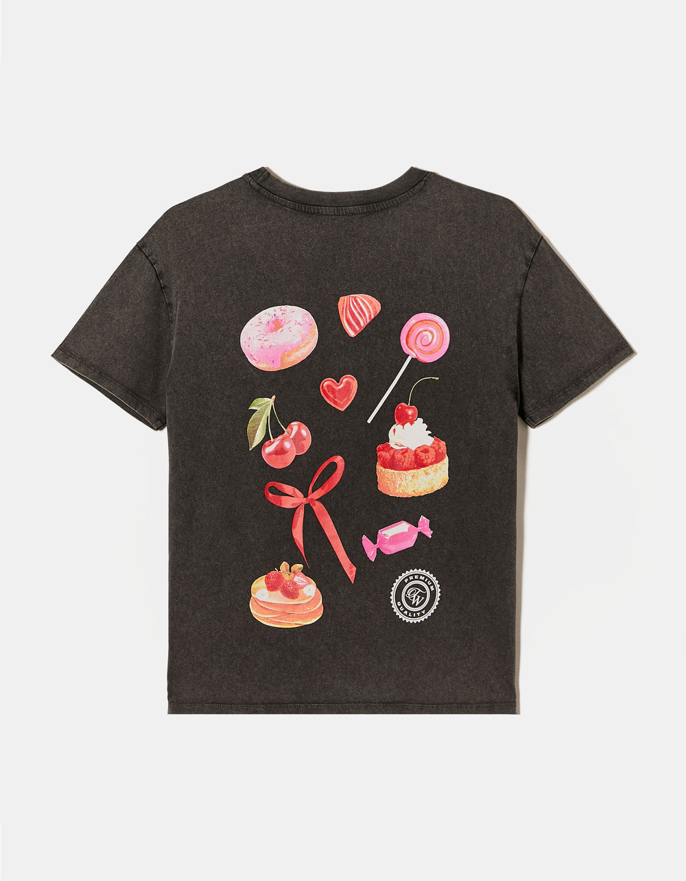 T-shirt with Print | Dark Gray