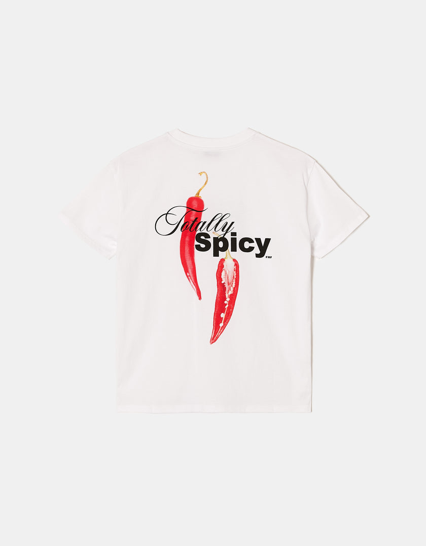Oversize T-shirt with Print | White