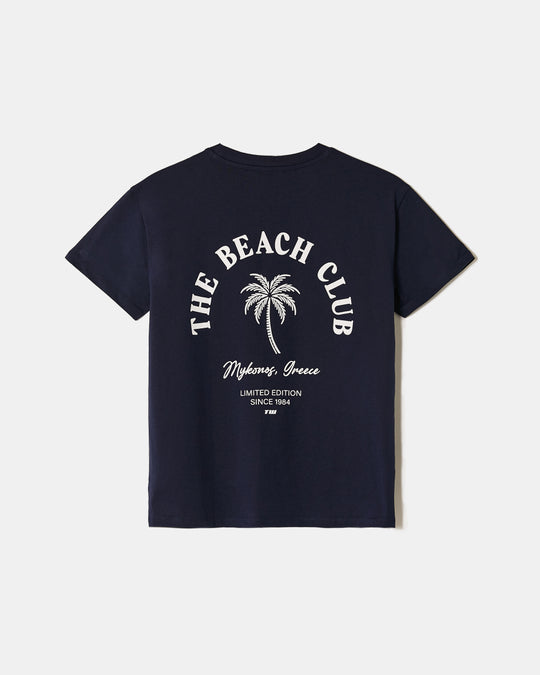 Printed T-shirt | Navy