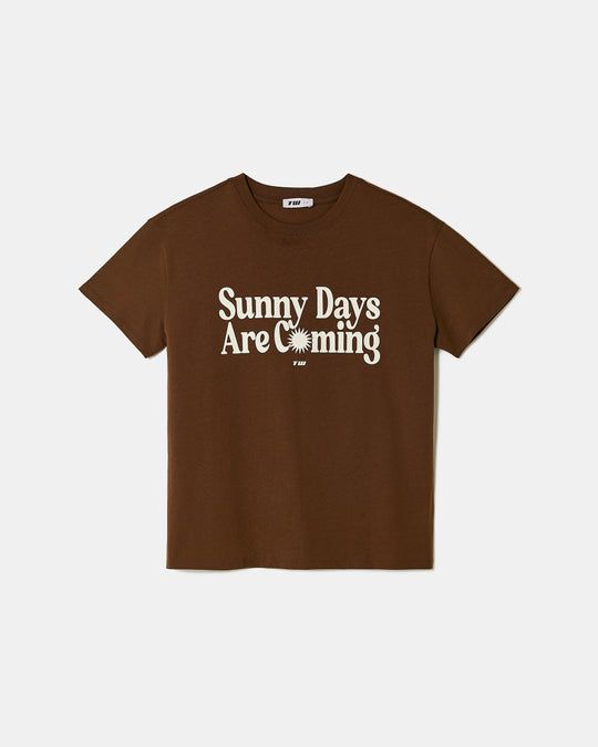 Printed T-shirt | Brown
