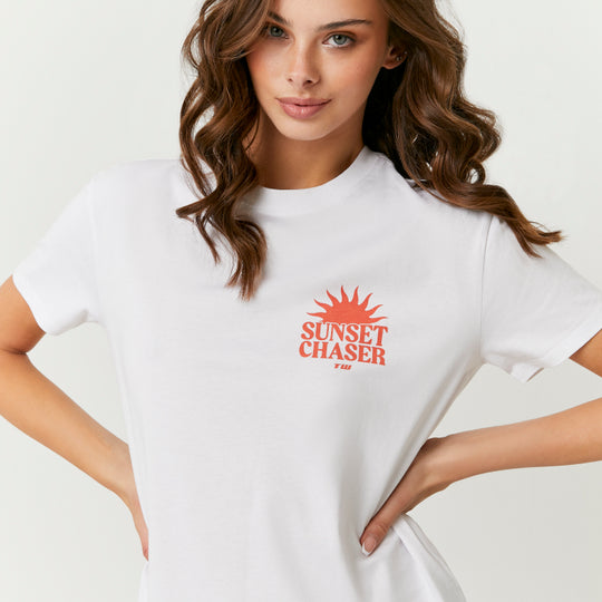Printed T-shirt | White