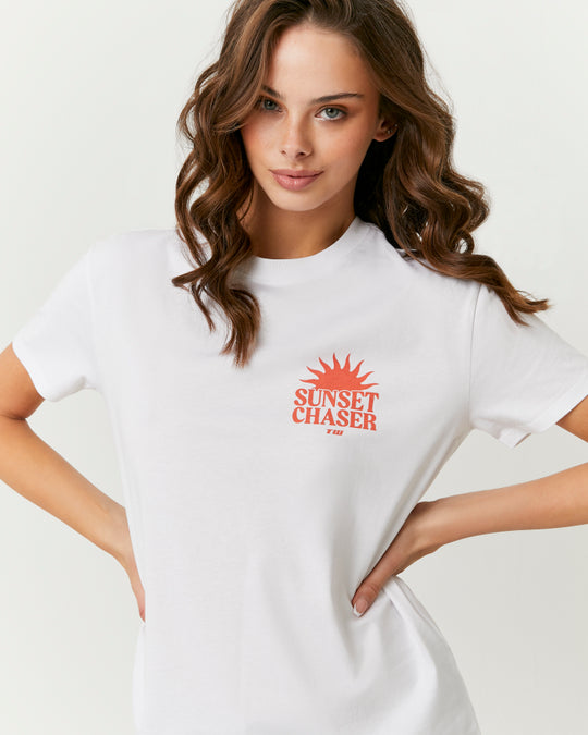 Printed T-shirt | White