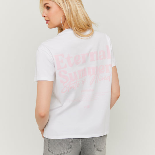 Printed T-shirt | White