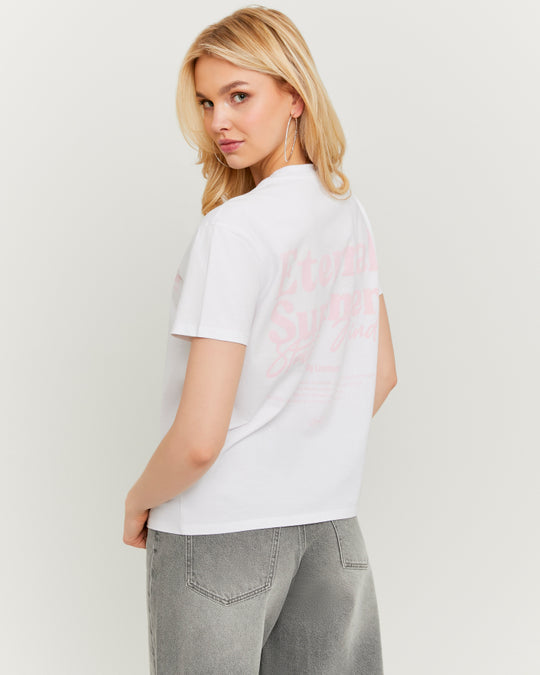 Printed T-shirt | White