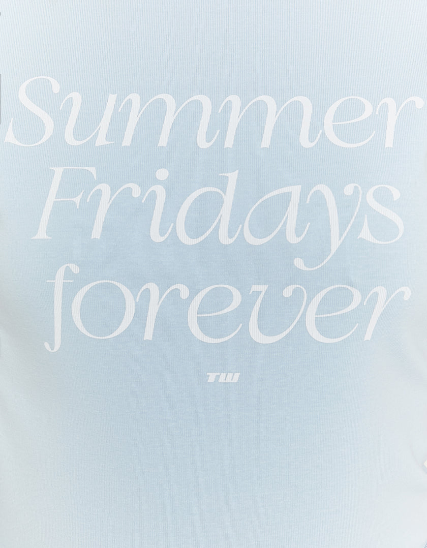 T-shirt with Print | Blue