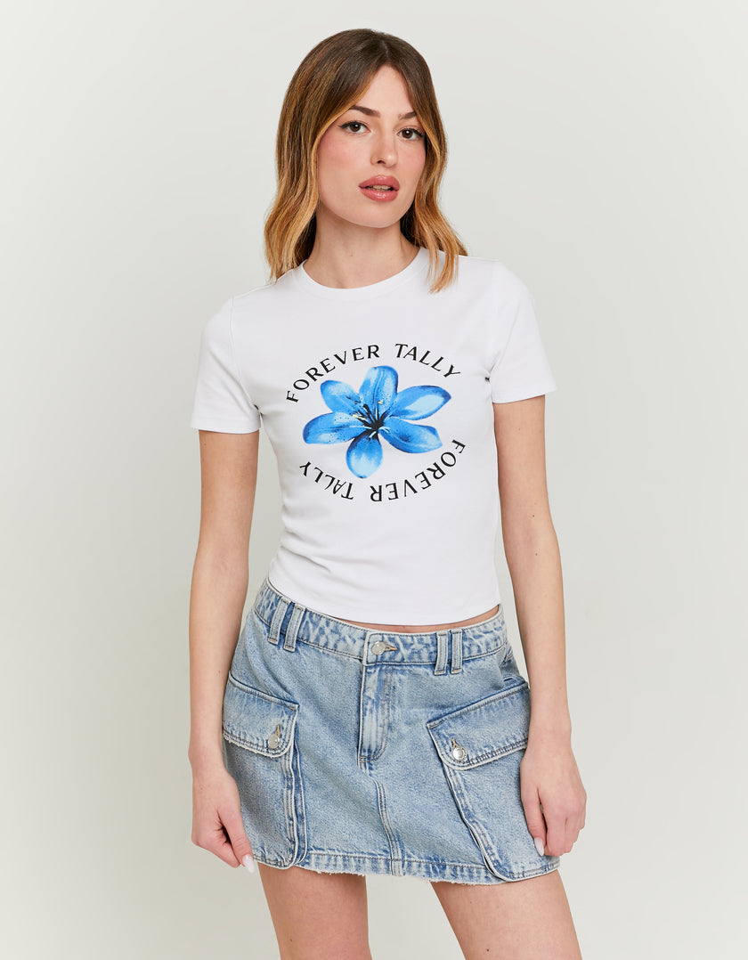 T-shirt with Print | White